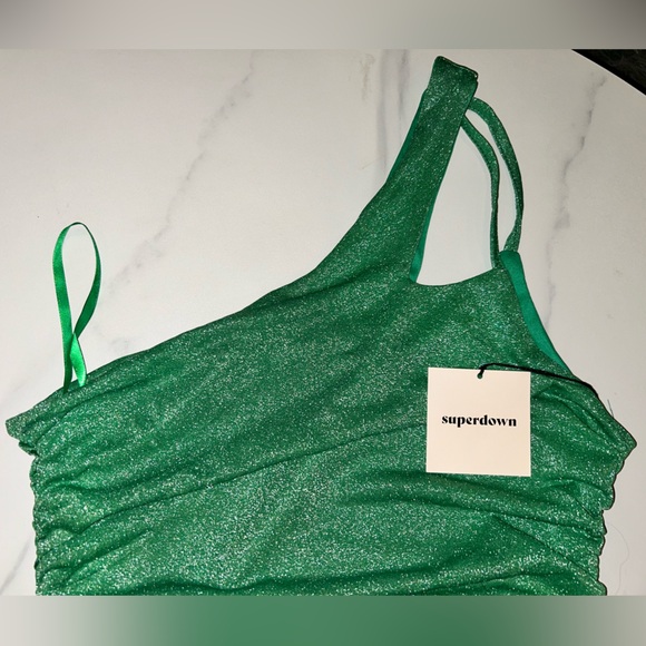 SUPERDOWN GREEN DRESS - Picture 3 of 4